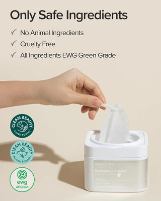 Mascarilla Diaria De Niacinamida Con Vitamina C, Dispensador Rápido, Hoja Coreana Para Una Piel Clara Y Radiante, Corrección De Manchas Oscuras Y Piel Luminosa, Hipoalergénica Y Ecológica, 30