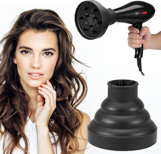 Difusor De Pelo Plegable Universal,Difusor Pelo Rizado Plegable,Difusor Pelo Rizado,Difusor Silicona De Secador,Difusor De Silicona Plegable,Para Mayoría De Secadores De Cabello