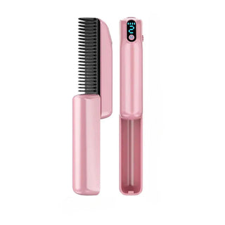 Negative Ion Hair Straightener Styling Comb Electric Hair Brush With