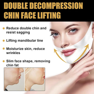 5PCS Mascarilla V-Shape, Mascarilla Facial Lifting, Mascarilla Lifting Facial V-Shape, Hidratante Y Humectante, Menos Arrugas, Facial Mask1