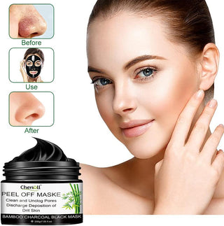 Blackhead Remover Mask, Peel off Máscara,Mascarilla Exfoliante, Mascarilla Negra, Deep Cleansing Mascarilla Exfoliante Limpiadora Contra Puntos Negros Y Acné Para, Mascarillas Hidratantes