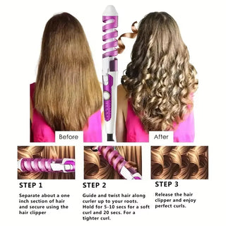 Automatic Spiral Hair Curler Colorful Curls Products Unifunctional Curling Irons for Hair Domestic Hair Styling Appliances