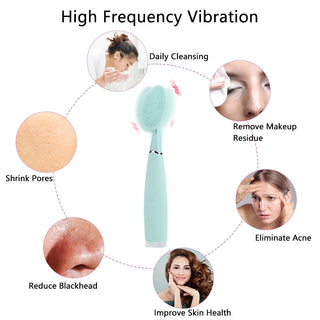 Ultrasonic Facial Cleansing Rechargeable Vibration Face Cleaning Brush