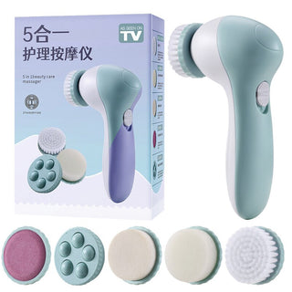 5 In 1 Electric Exfoliating Facial Cleansing Brush Pore Blackhead