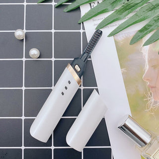 Electric Heated Eyelash Curler Portable Pen 40s Quick Heating USB