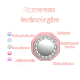 Electric Facial Cleansing Brush EMS LED Phototherapy Skin Tightening