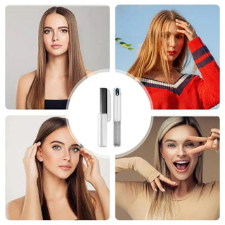 Negative Ion Hair Straightener Styling Comb Electric Hair Brush With