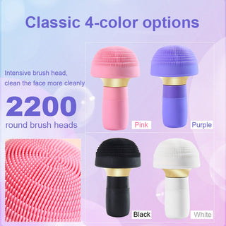 New Design Waterproof Electric Facial Cleansing Brush Ultrasonic