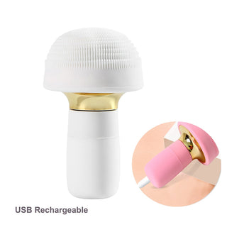 New Design Waterproof Electric Facial Cleansing Brush Ultrasonic