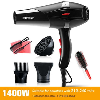 100-240V Professional 3200W/1400W Hair Dryer Strong Power Barber Salon