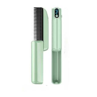 Negative Ion Hair Straightener Styling Comb Electric Hair Brush With