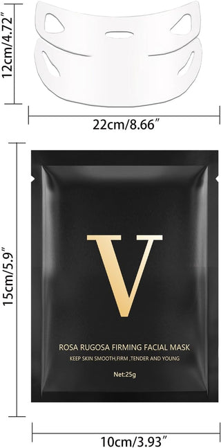 5PCS Mascarilla V-Shape, Mascarilla Facial Lifting, Mascarilla Lifting Facial V-Shape, Hidratante Y Humectante, Menos Arrugas, Facial Mask1