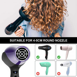 Difusor De Pelo Plegable Universal,Difusor Pelo Rizado Plegable,Difusor Pelo Rizado,Difusor Silicona De Secador,Difusor De Silicona Plegable,Para Mayoría De Secadores De Cabello