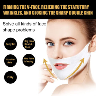5PCS Mascarilla V-Shape, Mascarilla Facial Lifting, Mascarilla Lifting Facial V-Shape, Hidratante Y Humectante, Menos Arrugas, Facial Mask1