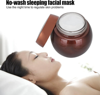 130G Mascarilla Facial Para Dormir a Base De Hierbas Chinas, Mascarilla Hidratante Hidratante Durante La Noche Mascarilla Hidratante, Mascarilla Hidratante Para Reparación De La Piel Durante La Noche